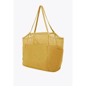 BEIS NWT The Mesh Beach Tote in Honey Yellow
